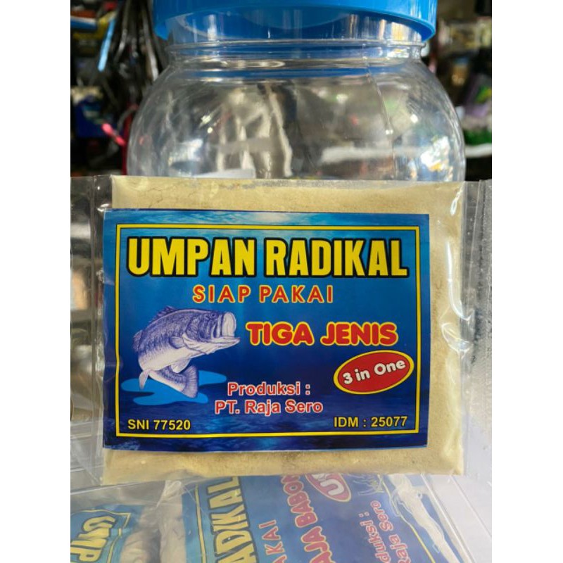 Umpan ikan mas RADIKAL | umpan putih ganas yg terlaris dan berkualitas | asli original