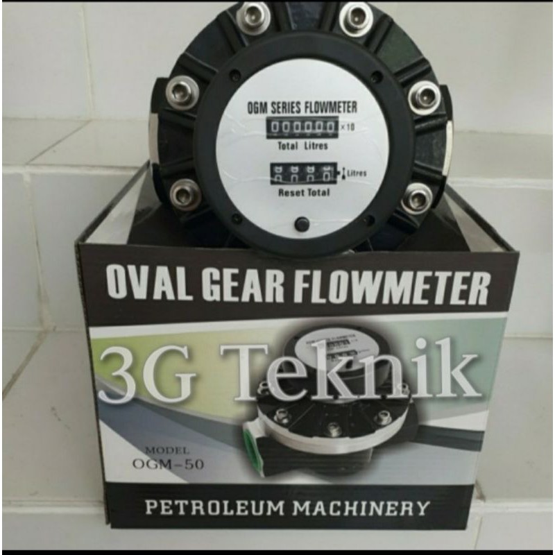 Flow Meter OGM 2"inch Meteran Solar Flow Meter Solar Minyak Analog