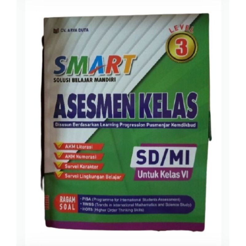 ORI buku teks smart asesmen kelas level 3 kelas 6 penerbit Arya duta