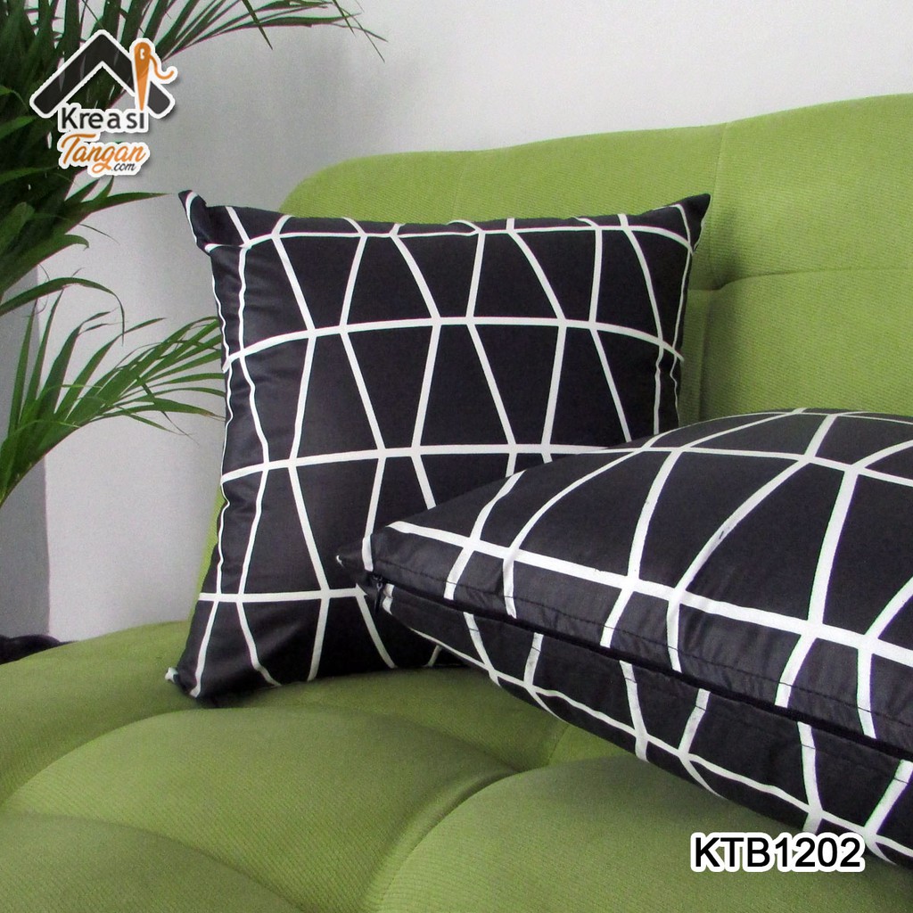 SARUNG BANTAL SOFA Ukuran 30x50, 40x40, 45x45, 50x50, 60x60, 70x70 - KTB1202