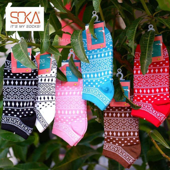 SOKA SCANDISH - Kaos Kaki Pendek Motif