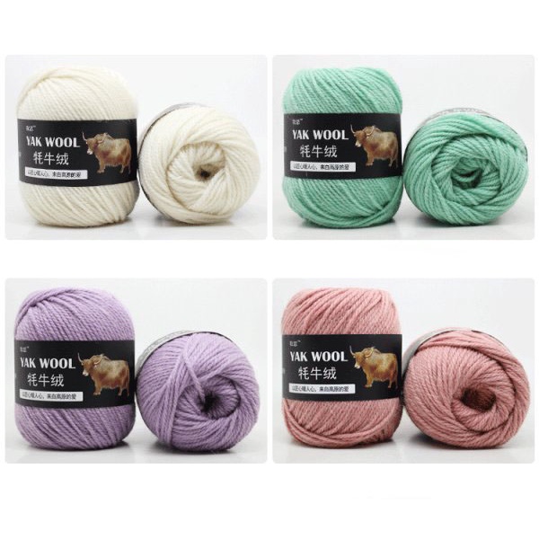 100g benang rajut 3ply yak wool scarf thread hat thread rompi wol benang crochet