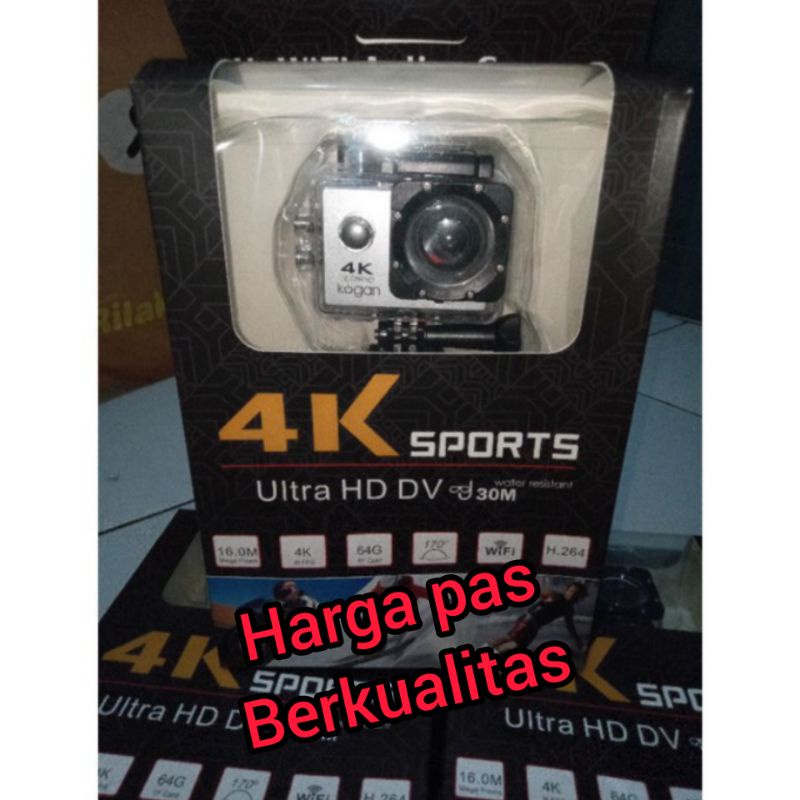 ACTION CAMERA HD 1080P ULTRA HD SUPPORT WIFI KAMERA JERNIH &amp; BERKUALITAS BAGUS AKSESORIS LENGKAP - GOODFELLAS