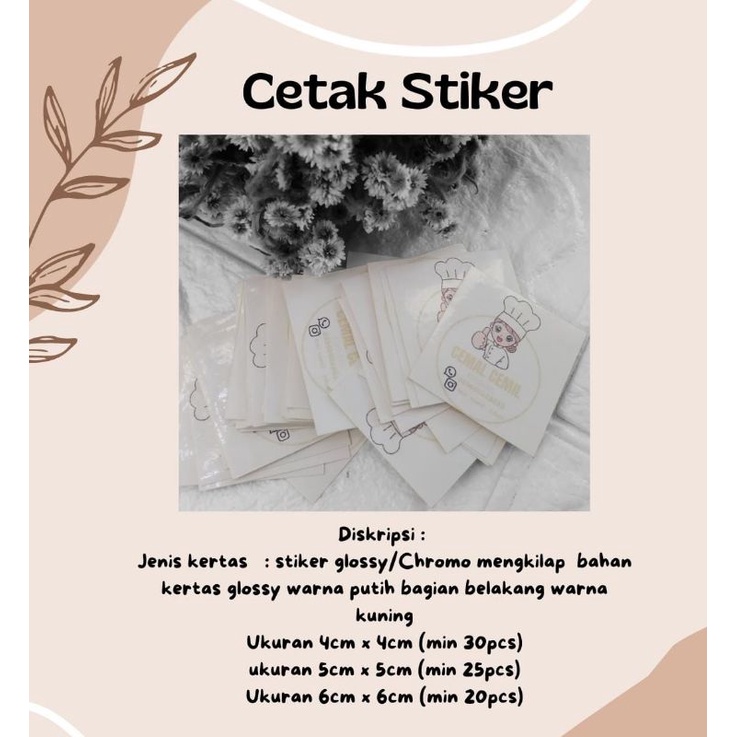 

Cetak Stiker desain sendiri