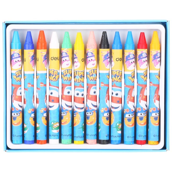 

Hot Sale Crayon Deli Super Wings 12 Warna Pendek - Ec21000 Hot Sale