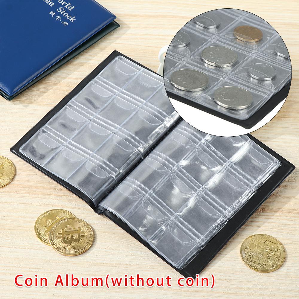 R-flower Coin Albums Hobby Collection Buku 4warna Sampul Depan Rusia