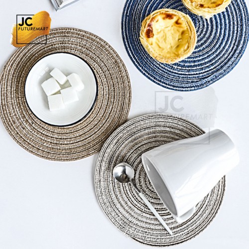 TATAKAN PIRING GELAS | TABLE MAT ROUND NORDIC SCANDINAVIAN