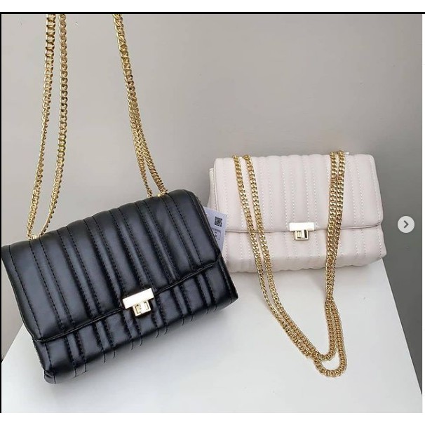 Zara Quilted Crossbody Bag