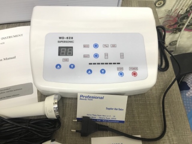 Alat portable facial kecantikan ultrasound, ultrasonic single fuction untuk penetrasi serum detox