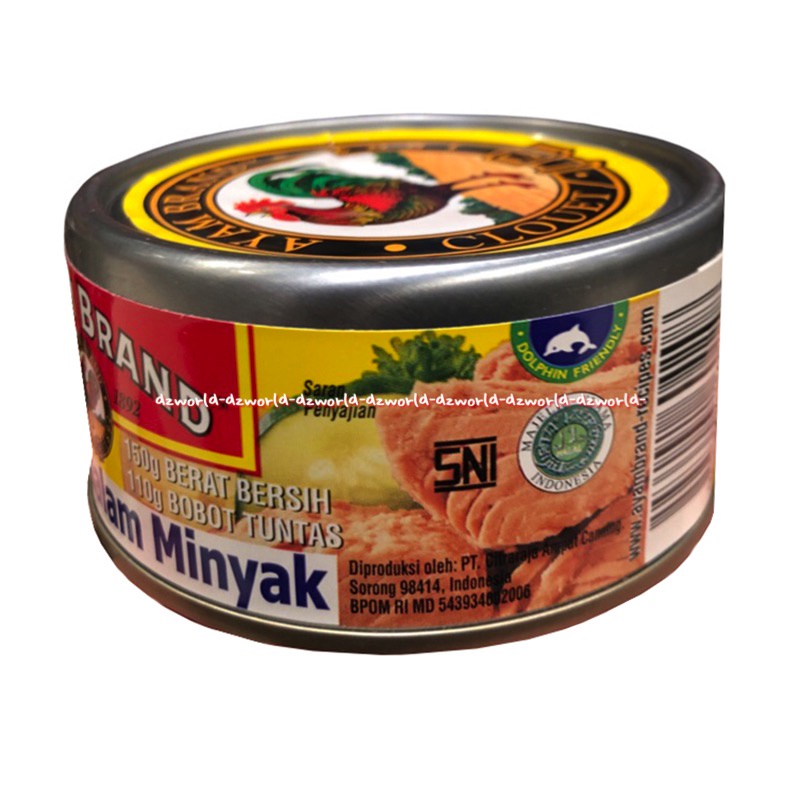 Ayam Brand Tuna Chunks In Oil 150gr Sarden Kaleng  AyamBrand