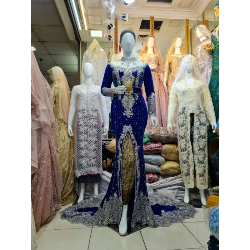 GAUN PENGANTIN BELUDRU BEREKOR//BAJU PENGANTIN ADAT JAWA//MINANG//BAJU