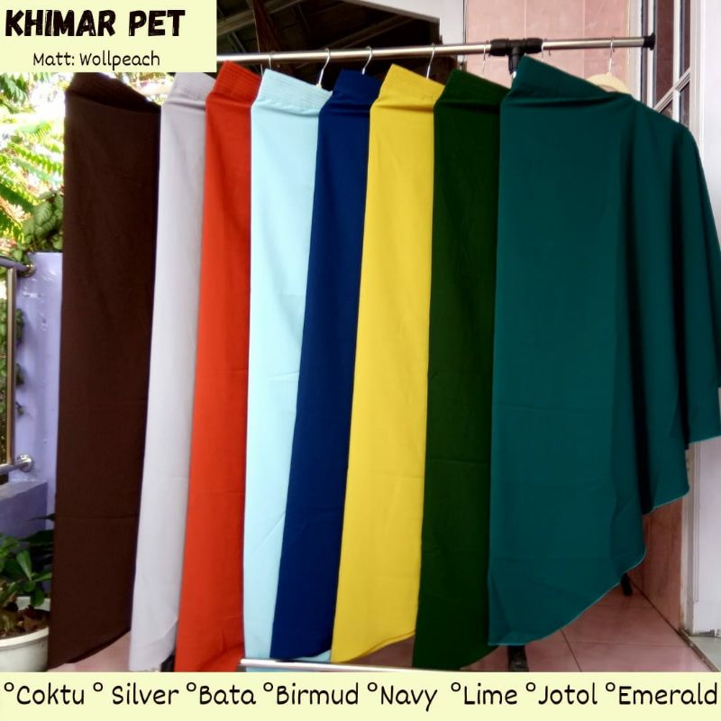 Khimar wolfis pet// wolfis premium//kerudung wolfis