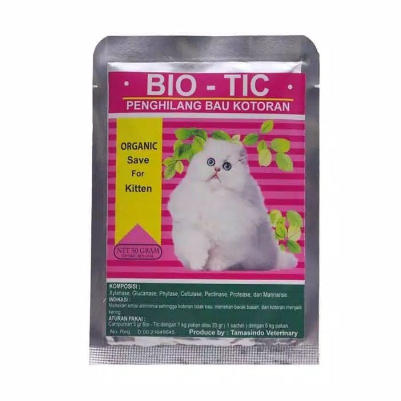 Biotic penghilang bau kotoran kucing 30gr