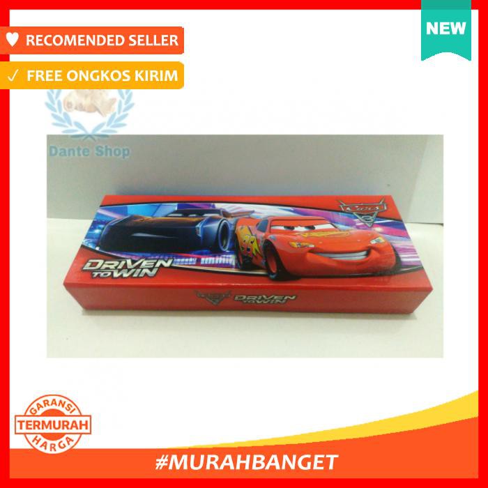 

Tempat Pensil - Kotak Pensil Magnet Motif Cars - Alat Tulis