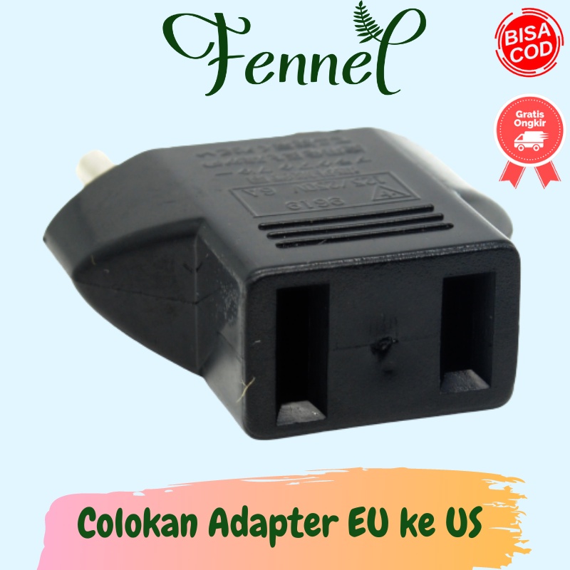 Colokan Jack Adapter EU ke US