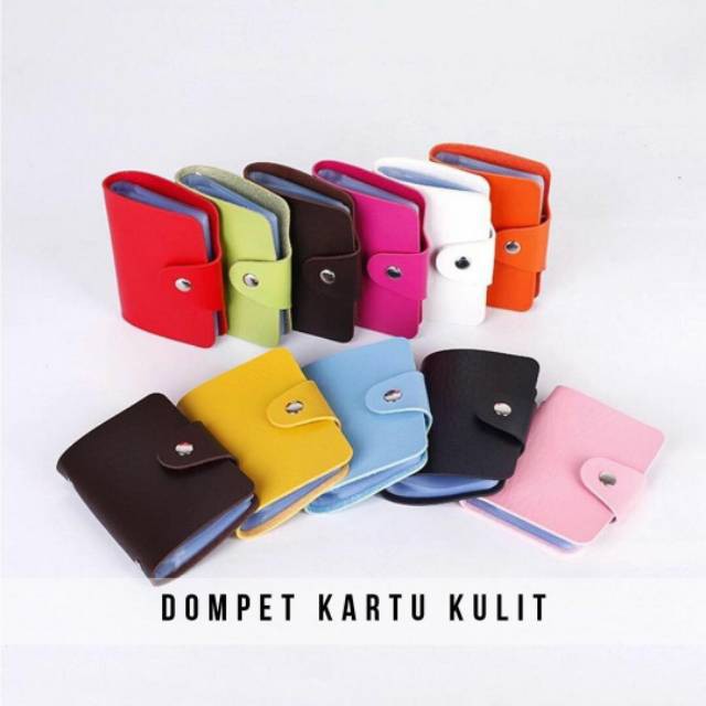 [50gr] LT- 685 Dompet Kulit Kartu 24Slot