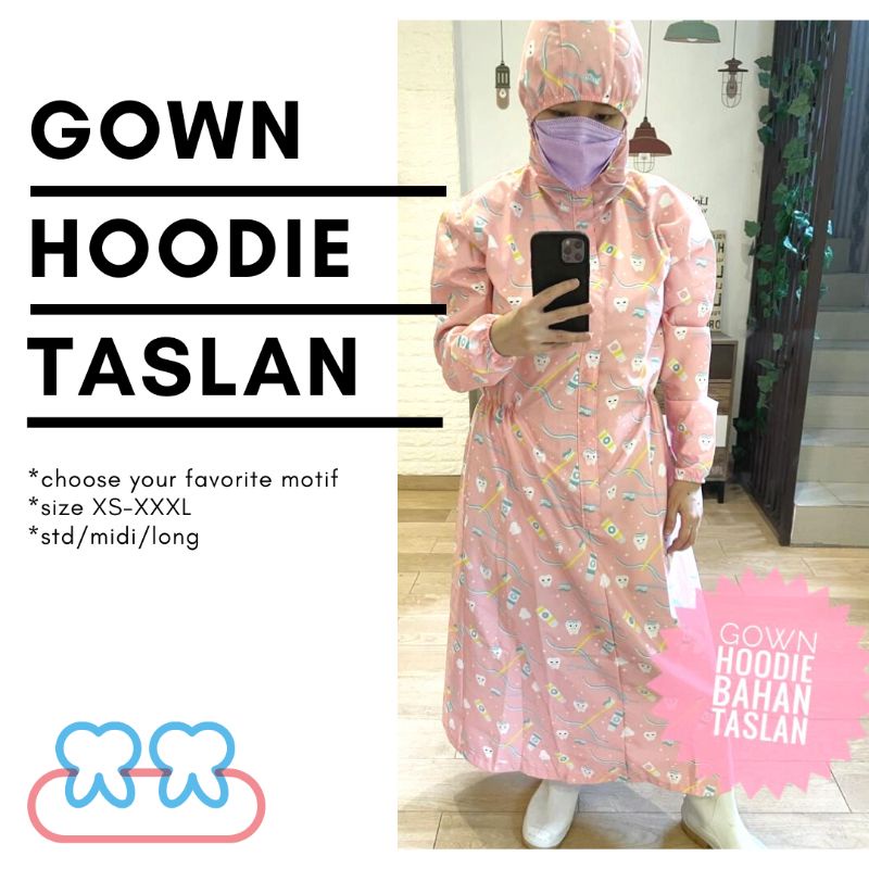 Gown APD Hoodie Taslan Reusable