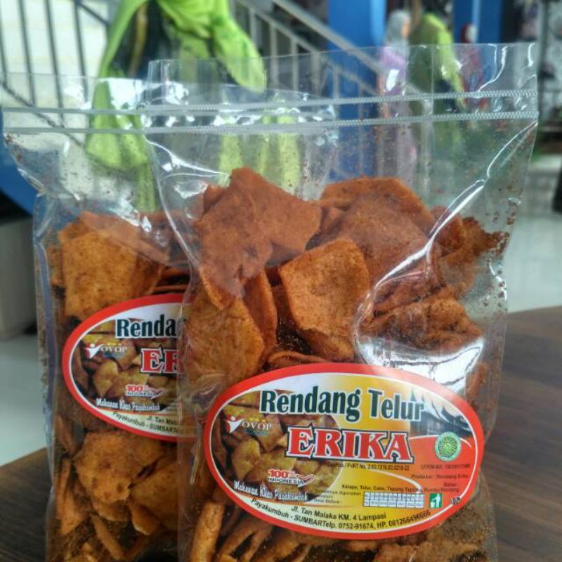 

Rendang Telur Erika khas minang asli Payakumbuh | stok selalu baru