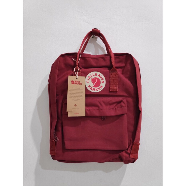 maroon kanken backpack