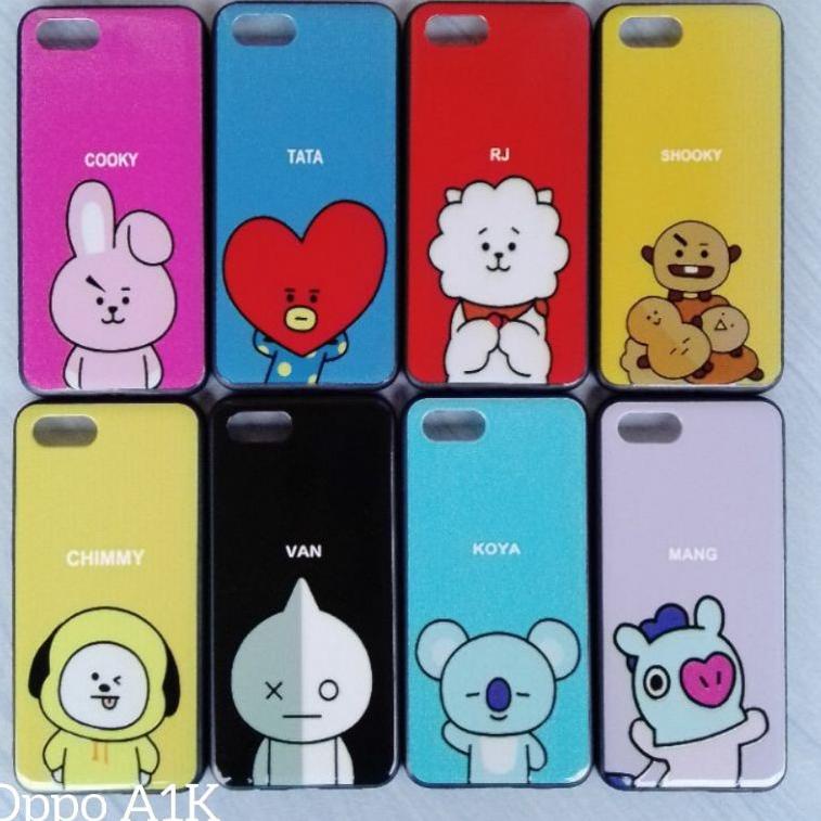 Ready Oppo A12 A11K A7 A5S F9 A1K Case Softcase Fuze Karakter Gambar BTS BT21 71 ➨