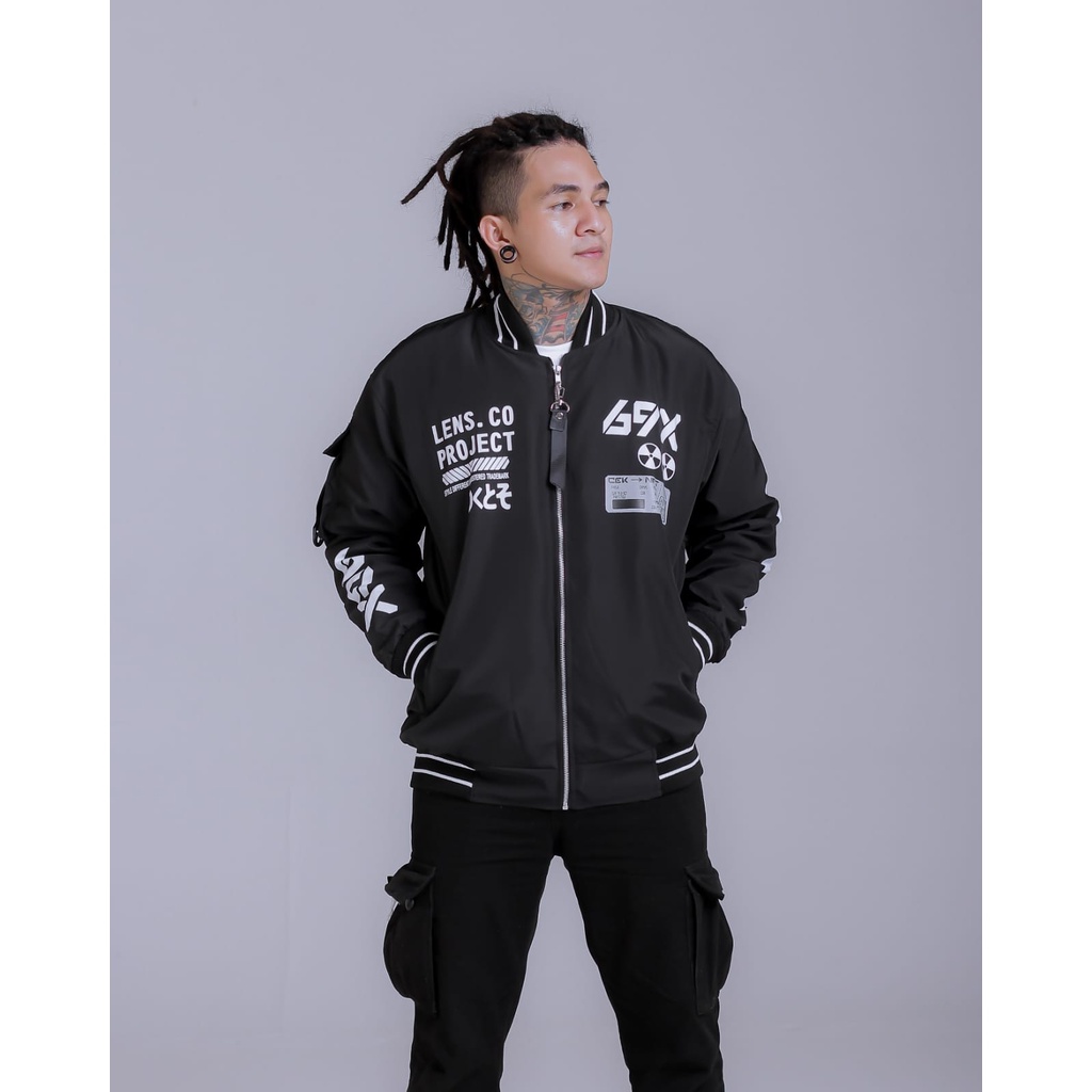 JACKET BOMBER LENS TERBAIK-JAcKET BOMBER BARL KEMBUNG