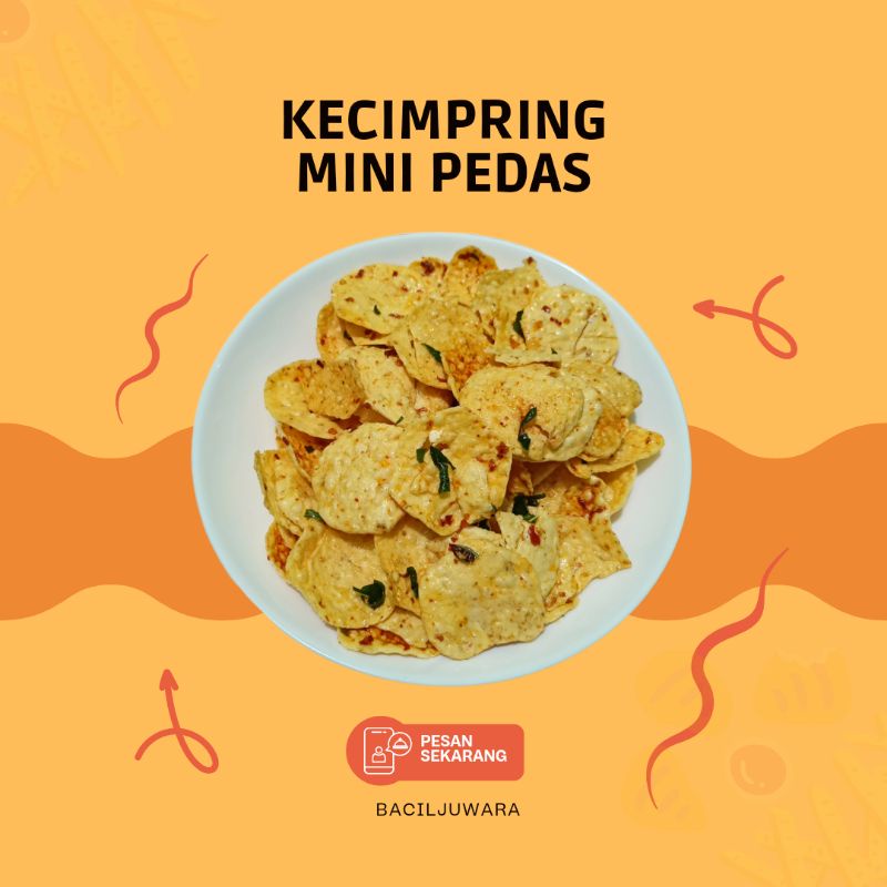 

Kecimpring Mini Pedas 250gr