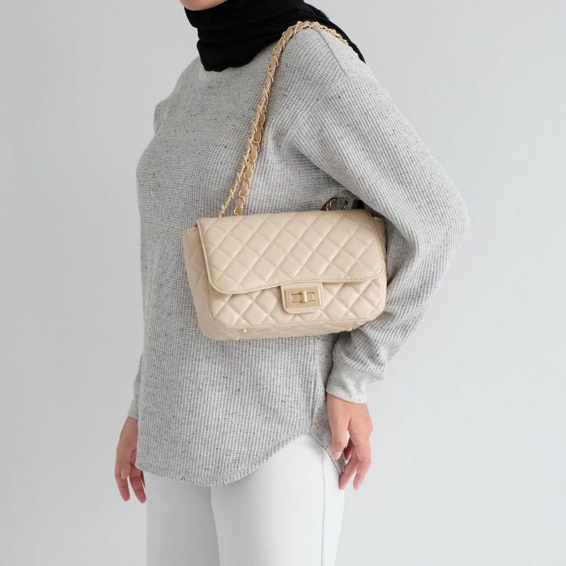 SLING BAG FLICKA KODE V 1 *IVORY* ORIGINAL BY FLICKA
