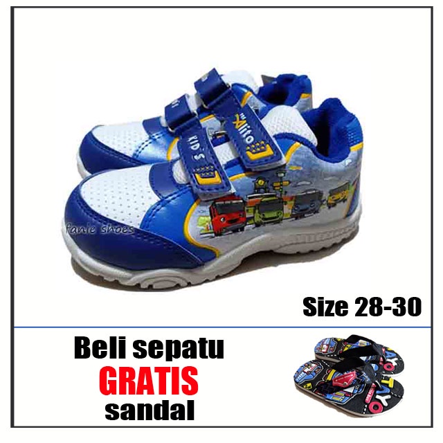 Pro Alito 28-30 Sepatu Karakter Anak / Sepatu Casual Anak Laki Murah / Sepatu Sekolah Anak TK Paud SD