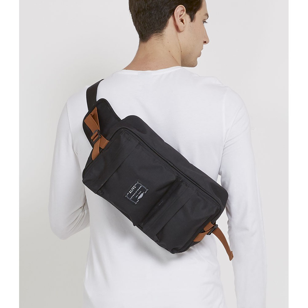 Tas Selempang Cross Body Pria Hermit T6321B5 Brand Alive Original By Sophie Martin Berkualitas