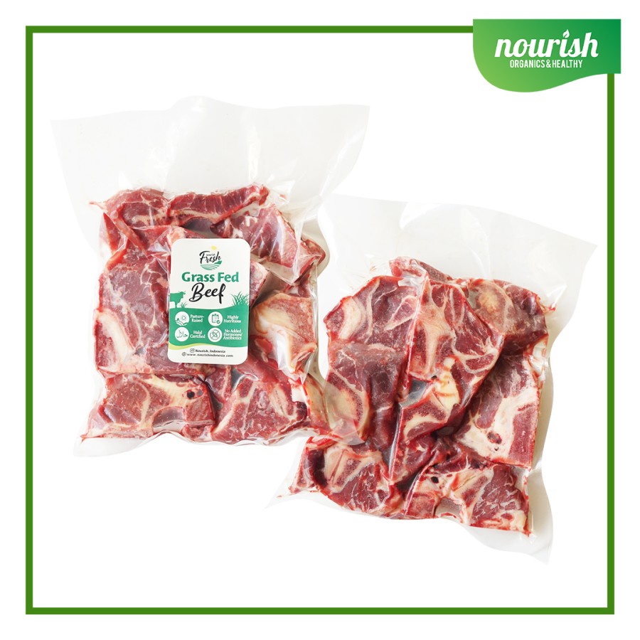 Grass Fed Neck Bone / Tulang Leher / Tulang untuk Sop 500 gr