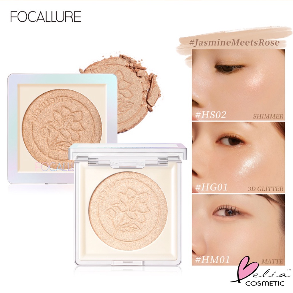 ❤ BELIA ❤ FOCALLURE Shimmering Skin Highlighter FA234 | Highlighter Pressed | Shimmering | BPOM