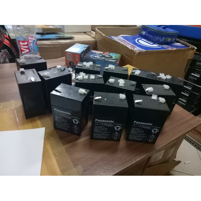 Aki Kering 6V 4.5Ah Panasonic