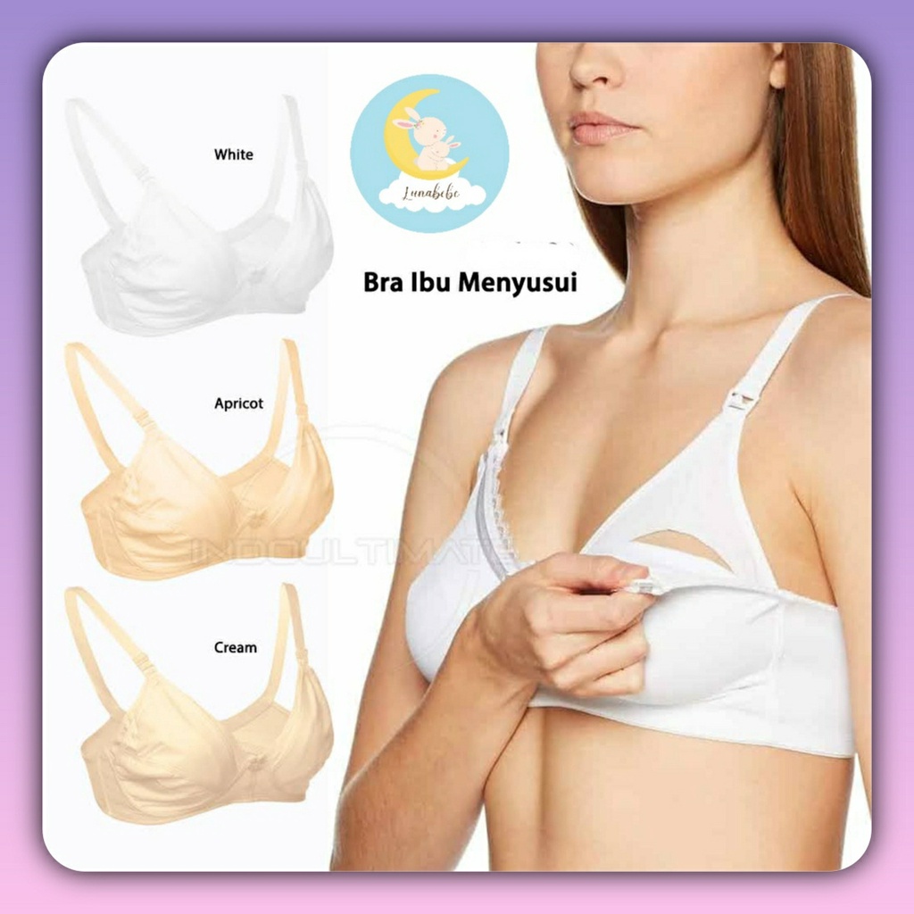 Bra BH Menyusui tanpa kawat / Nursing Bra BH tanpa kawat / Maternity Bra BH Ibu Hamil
