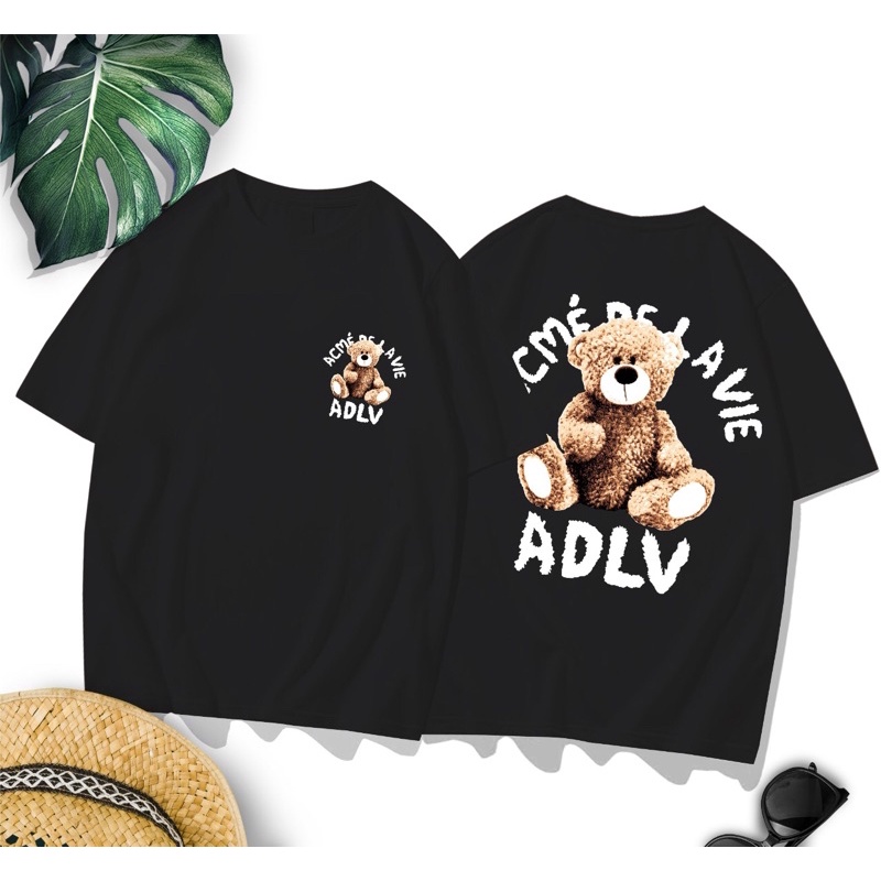Baju kaos oversize xl tee tshirt cewe wanita dewasa remaja abg motif terbaru-Adlv bear