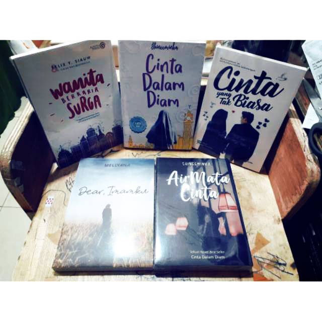 Paket 5 novel islami wanita berkarir surga cinta dalam Paket 5 novel islami wanita berkarir surga cinta dalam