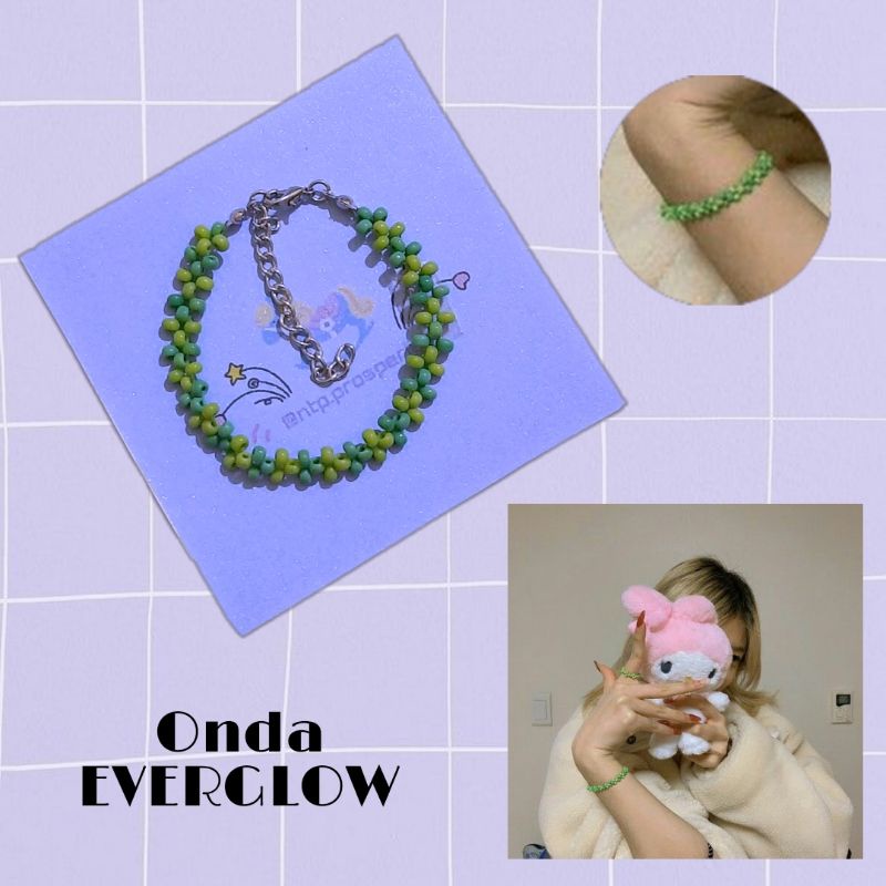 Gelang idol korea / Kpop idol bracelet (Onda Everglow)