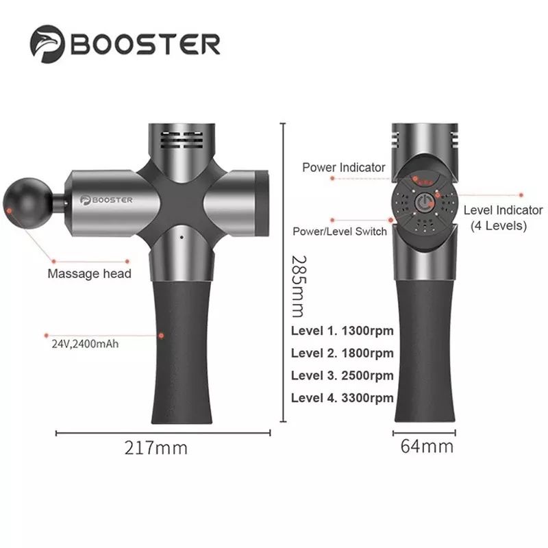 ORIGINAL BOOSTER PRO 3 MASSAGER GUN ALAT PIJAT