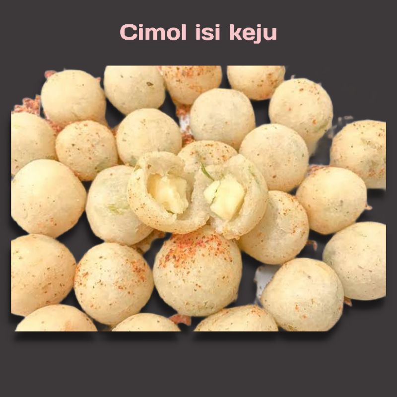 

New !! Cimol isi keju isi 50 btr Di vacum