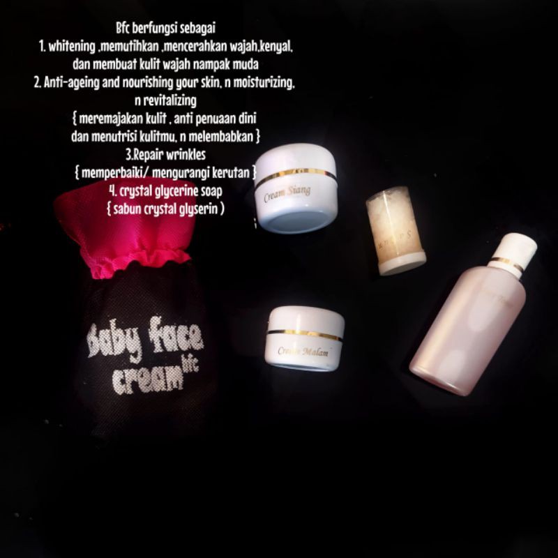 (bfc baby face cream)