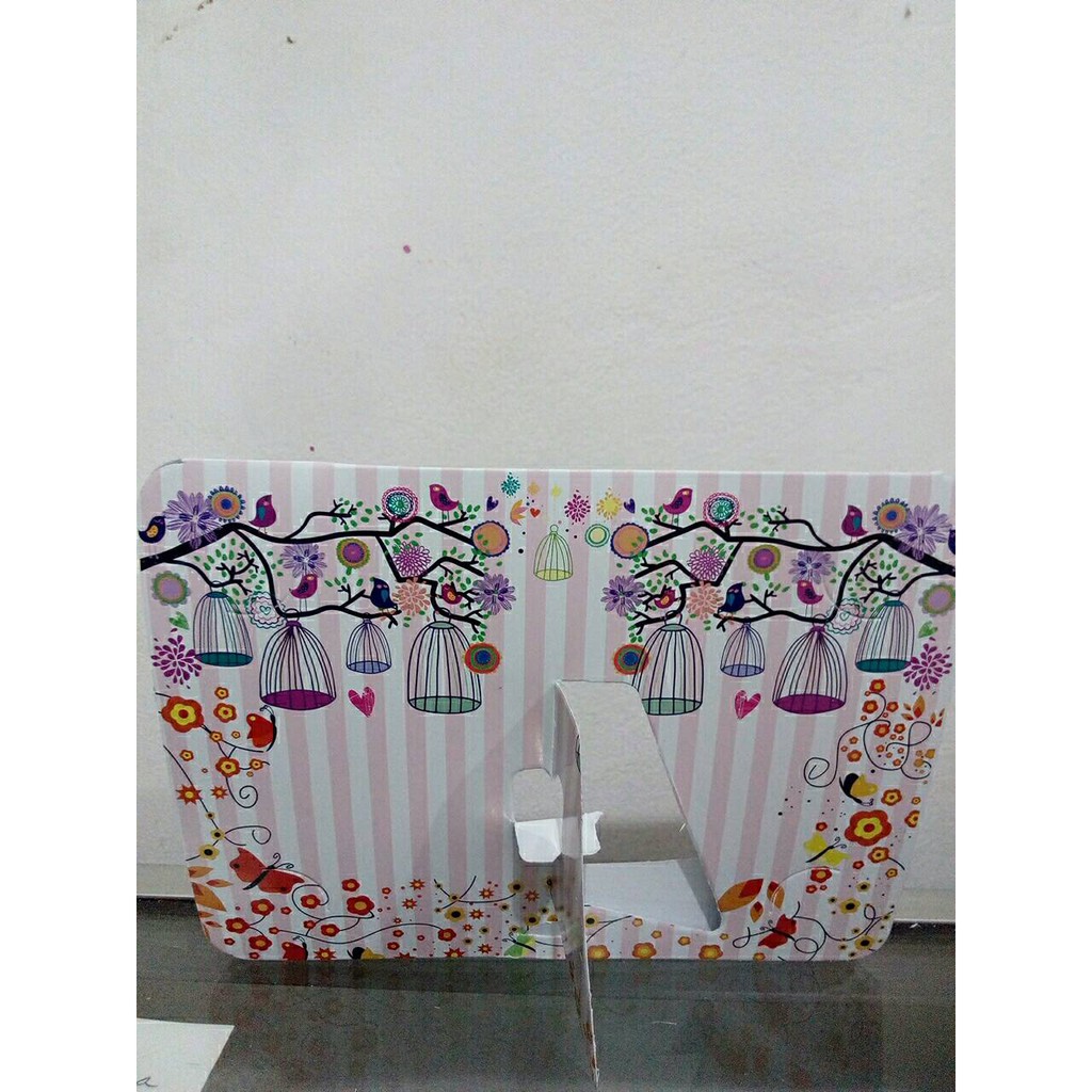 paper photo frame  bingkai foto kertas untuk photo booth 4R motif sangkar burung