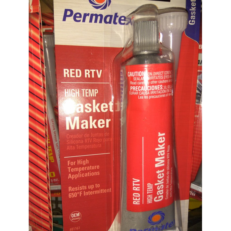 Permatex High-Temp Red RTV Silicone Gasket