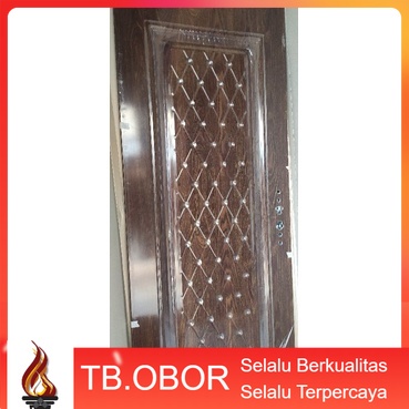 Pintu Baja Fortress JBS Urban New Design Motif Crackers Eropa Catur Garis Diagonal Type 90.05