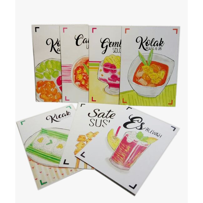 

Postcard / Kartu Pos - Takjil Makanan dan Minuman khas Ramadhan