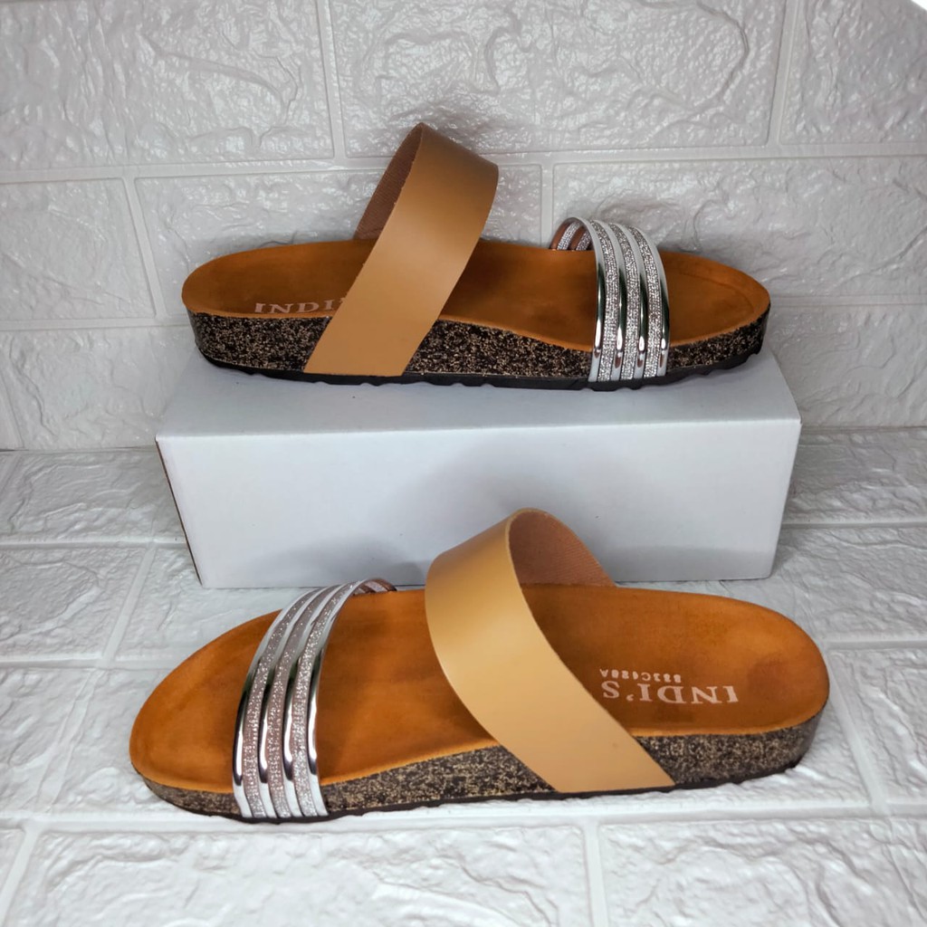 SANDAL BIRKEN WANITA JELLY ANDIN TRENDI - ( ANDINI-SERIES )