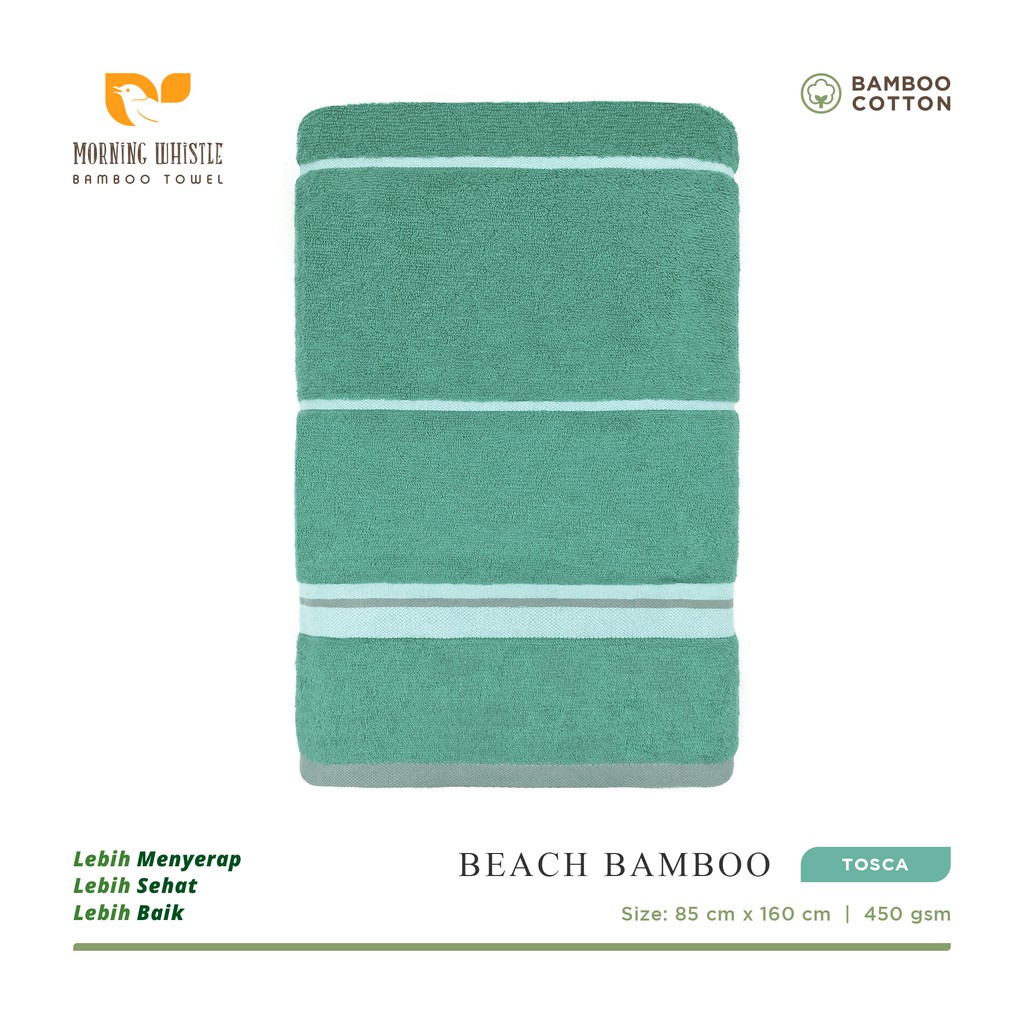 ORIGINAL | Terry Palmer Morning Whistle Beach Bamboo Towel Handuk Mandi Dewasa Jumbo 85 x 160 cm