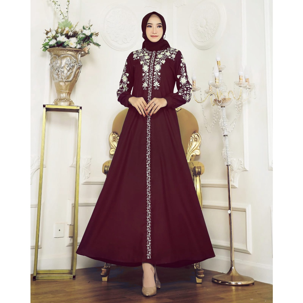 WILI MUSLIM / GAMIS KATUN MADINA SHAHIA GAMIS MUSLIM WANITA PREMIUM TERBARU 2022 / GAMIS TERBARU / G