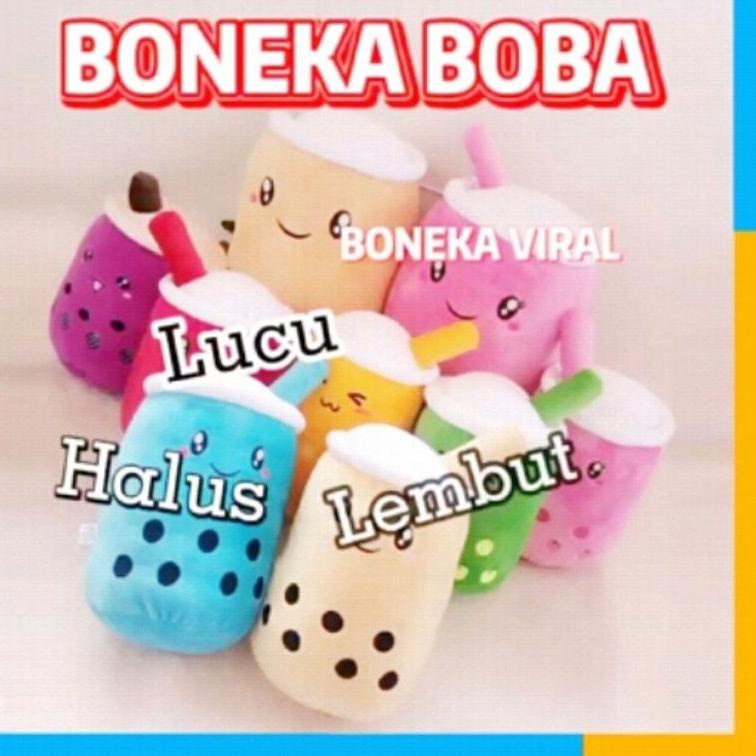 PNN.20Au22ᴱ • boneka viral (boba mini imut lucu-lucu).sizeS 15cm.