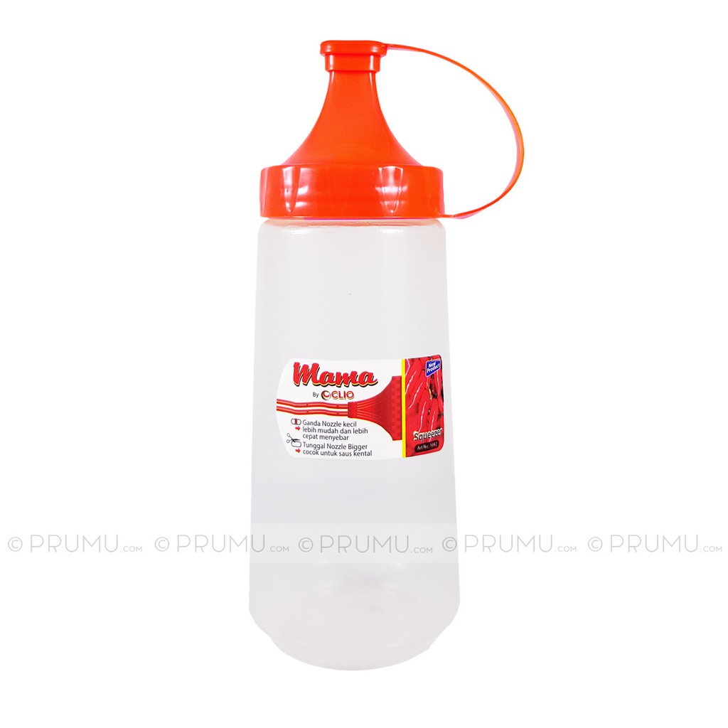 6 Botol Kecap 500 ml | Botol Saos | Botol Mayonnaise | Squeeze Bottles | Botol saus | Botol Sambal |