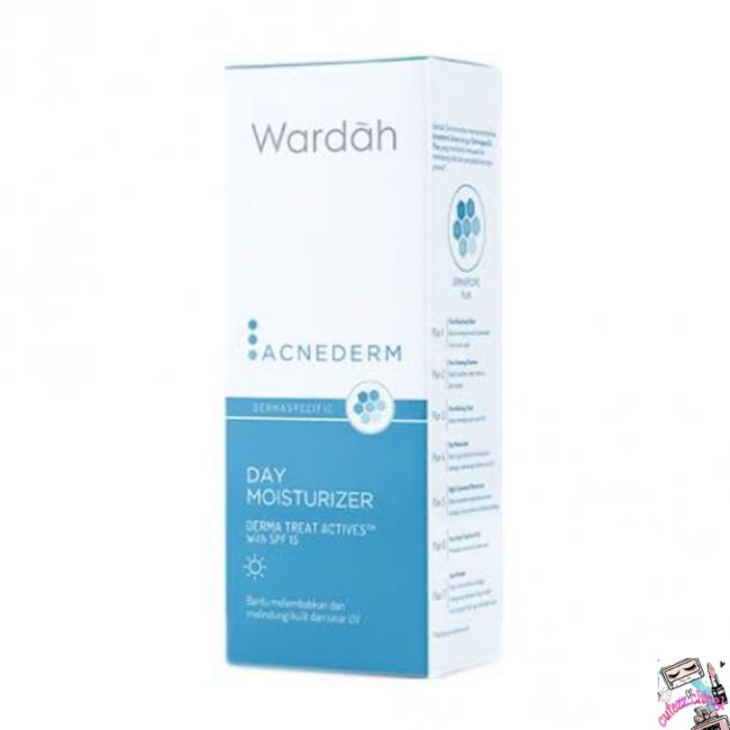 ☃Cutezz_Ching1☃Wardah Acnederm Day Moisturizer 40ml