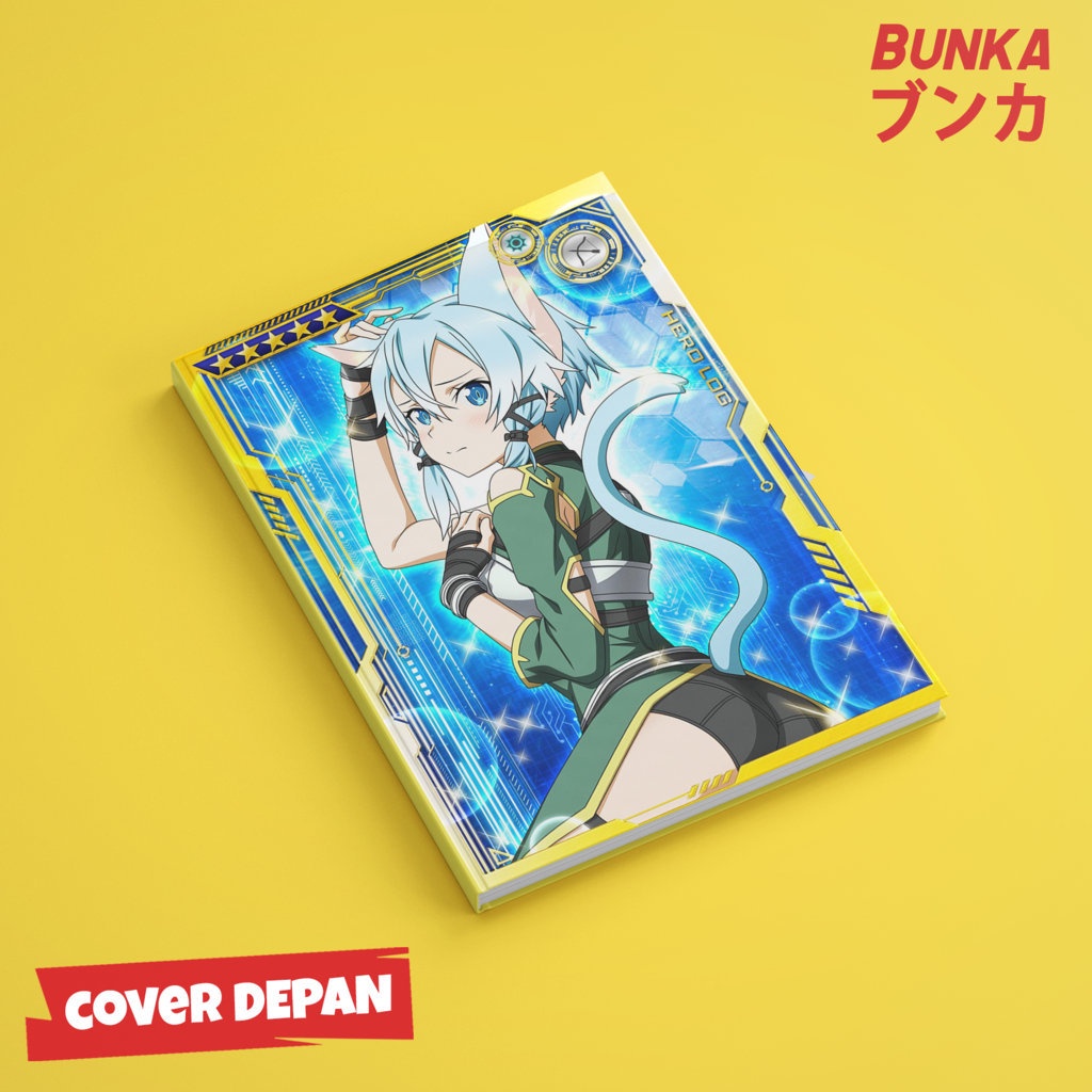 

Notebook Anime Sword Art Online Sinon Alo Hardcover A5 Buku Tulis Catatan Notes Agenda Planner Jurnal